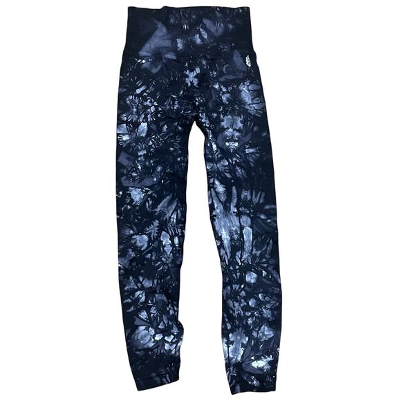 Free People Women's M/L Black Good Karma Tie Dye Pull‎ On High Rise Leggings NWT - Picture 1 of 5